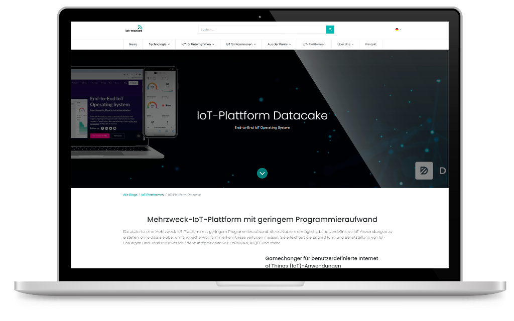 IoT-Plattform Datacake